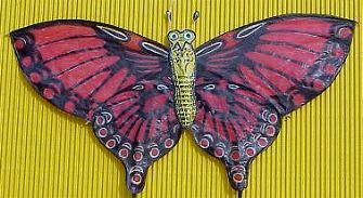 red butterfly [(WxH)  230 x 120 mm]